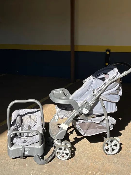 Carrinho + BB conforto + base  - Foto 3