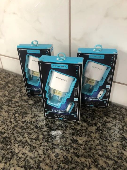 Carregador Rápido 20W Ecooda - Novo - Foto 2