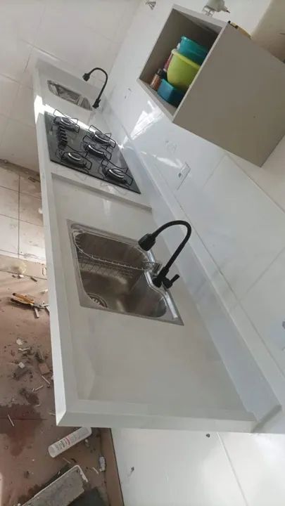 Bancadas de cozinha no porcelanato - Foto 2