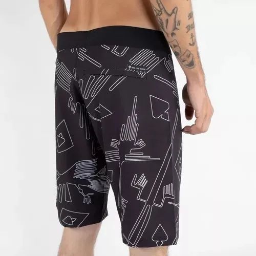 Bermuda MCD Nazca Preta Original - Foto 4