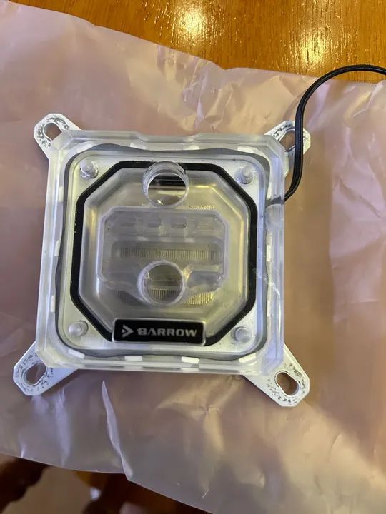 CPU Block Intel Barrow RGB LGA 1700 - 1200 - 115x para Water Cooler Custom - Foto 5