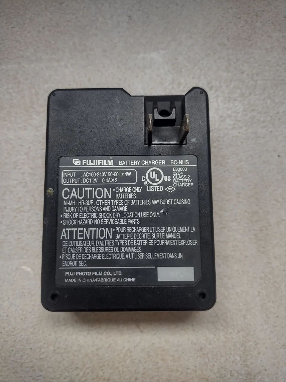 Carregador de Bateria Fujifilm BC-NHS - Foto 2