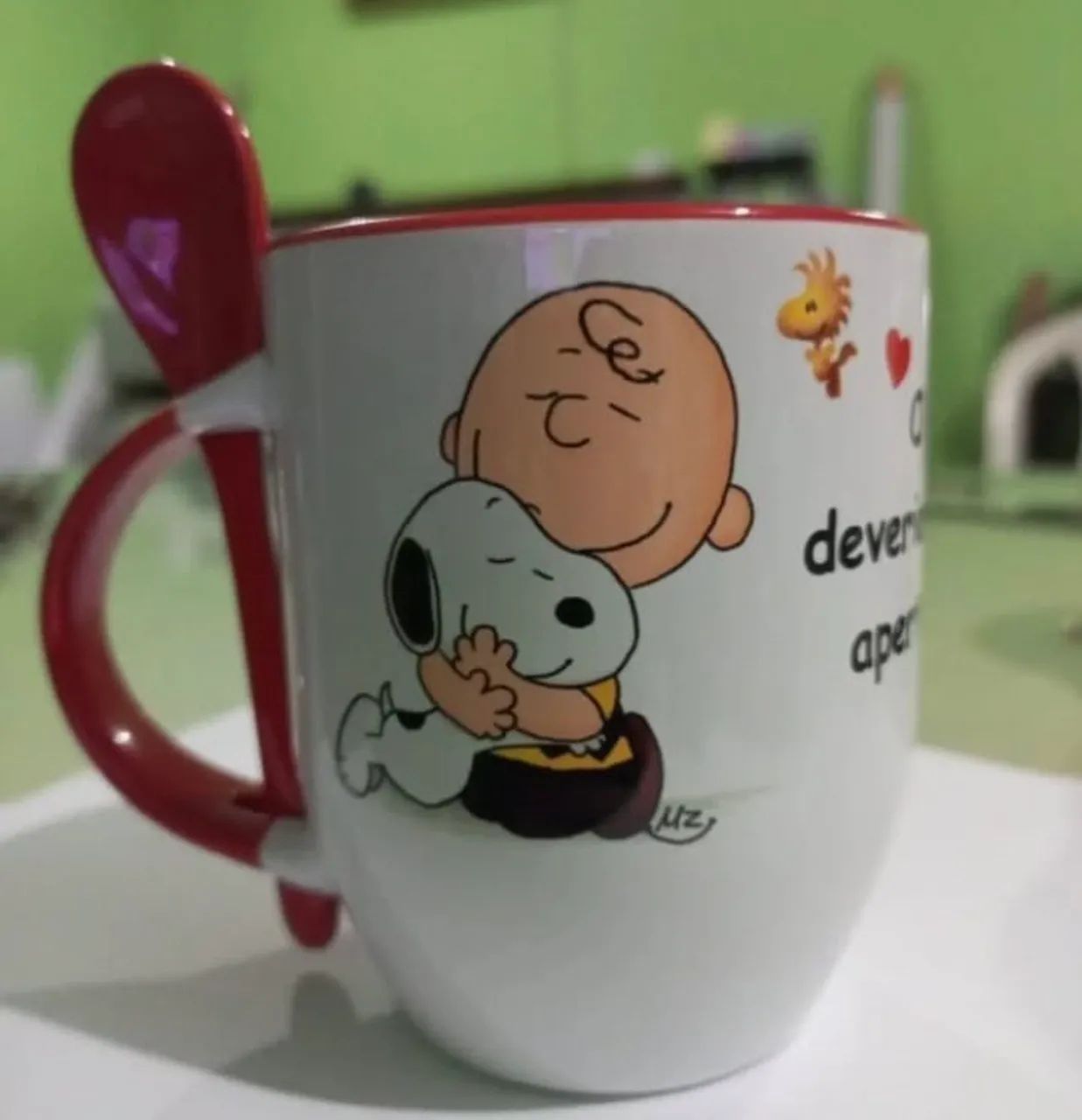 Caneca com colher personalizada  - Foto 4