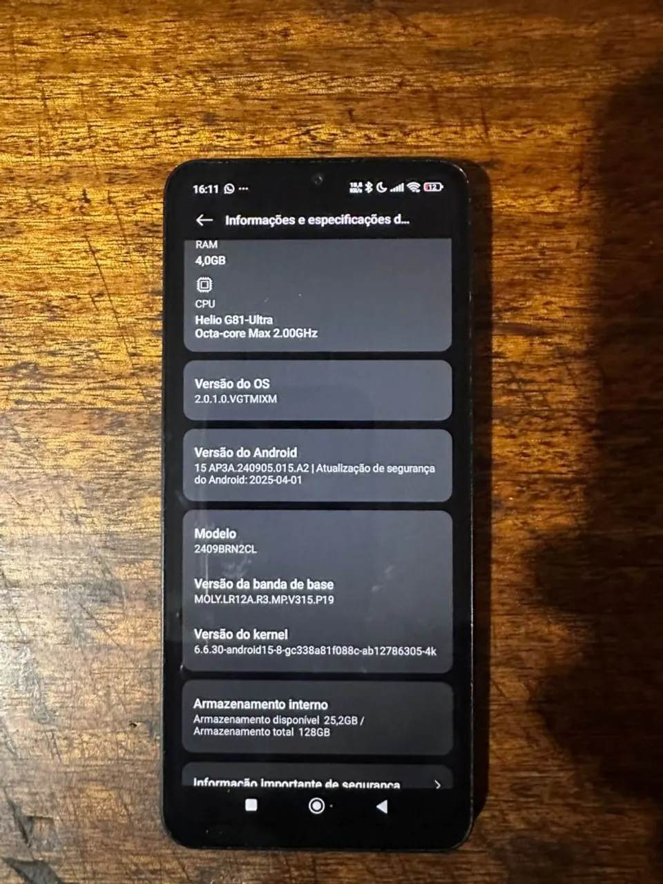 Celular redmi 14c