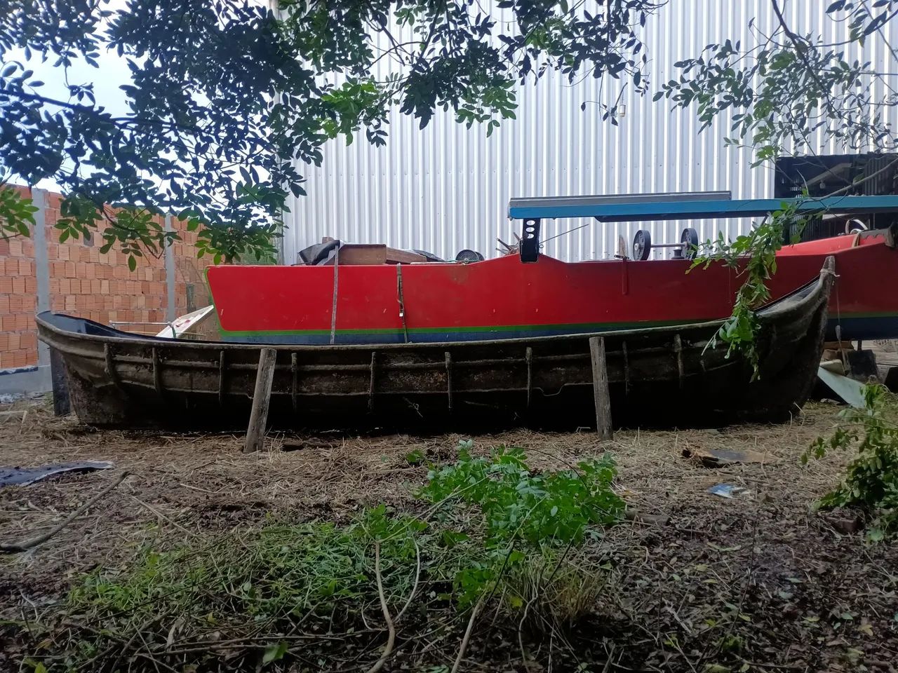 Dou Forma de canoa tradicional de fibra de vidro - Foto 3
