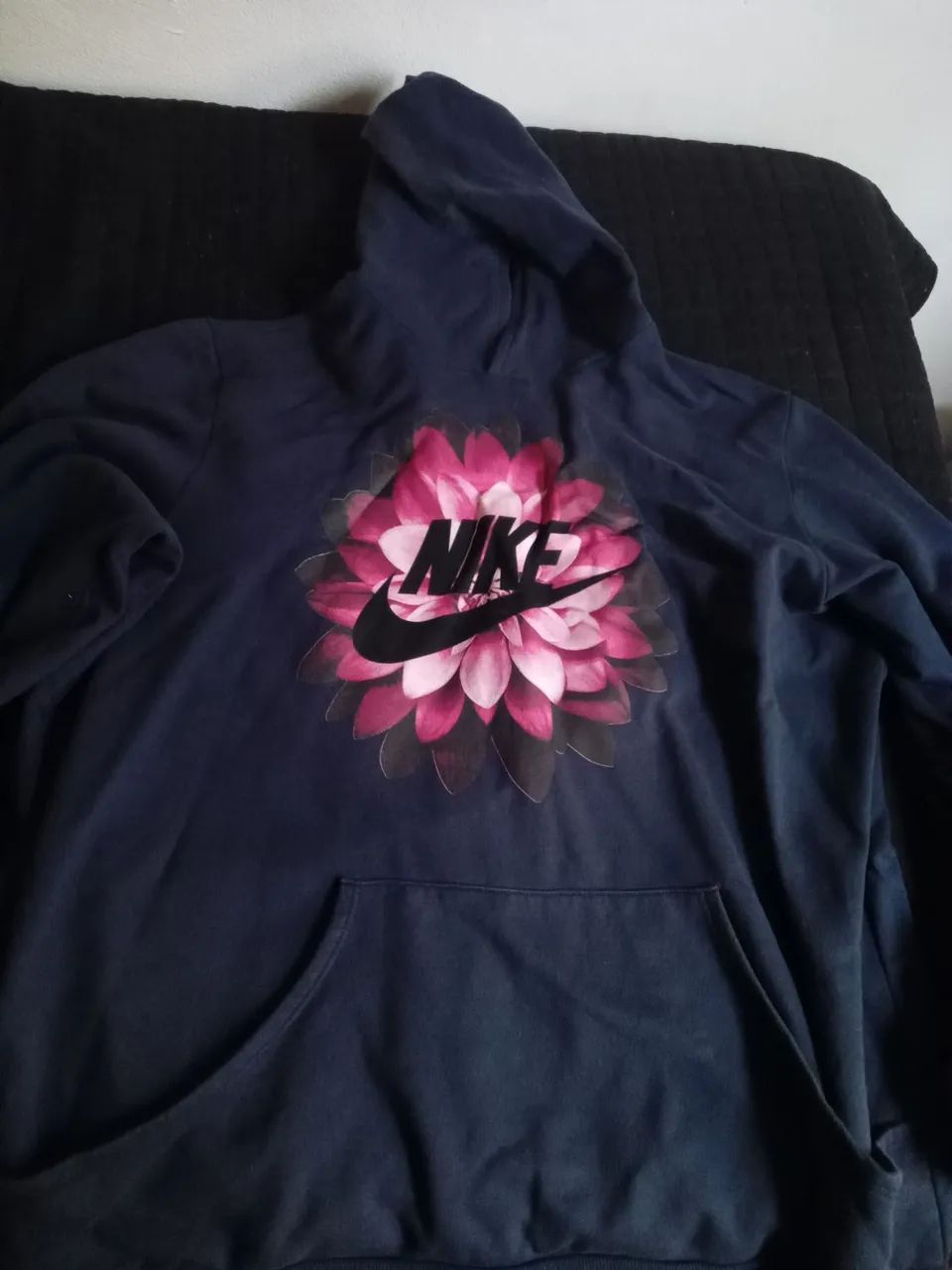 Moletom Nike Floral Azul Marinho gg