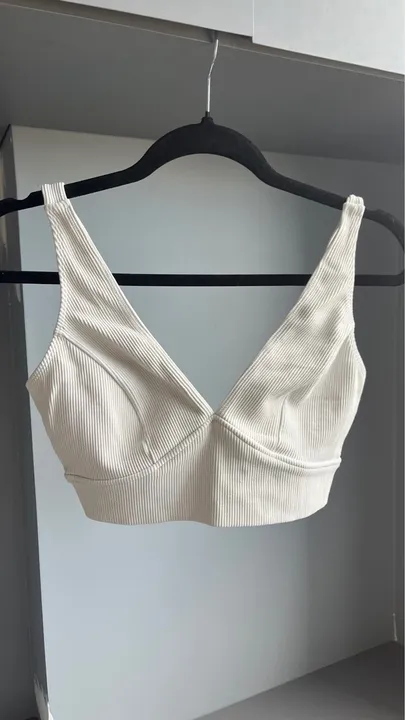Top cropped branco 