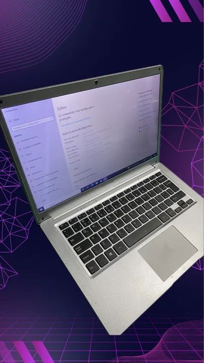 Notebook DATEN - Prata - Ótimo estado! - Foto 2