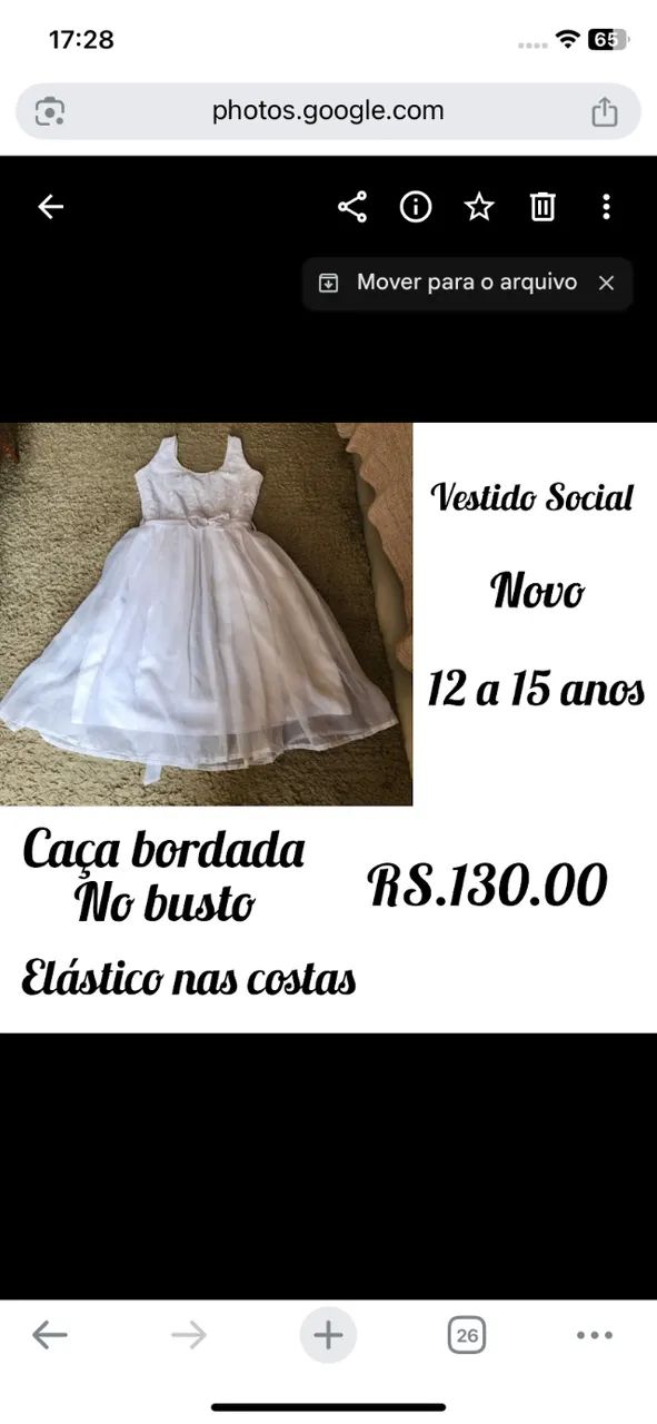 Vestidos brancos - Foto 4