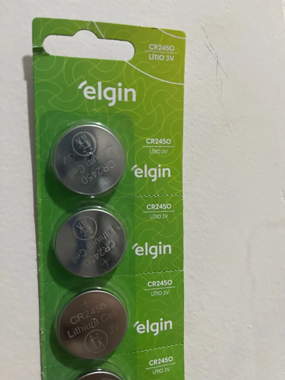 Bateria Elgin CR2450 Lithium Cell 3V
