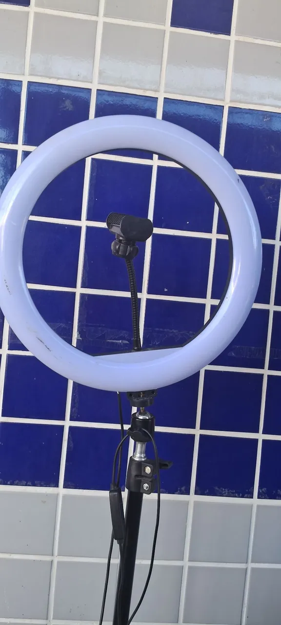 Ring Light com Webcam - Perfeito para Vídeos e Lives!