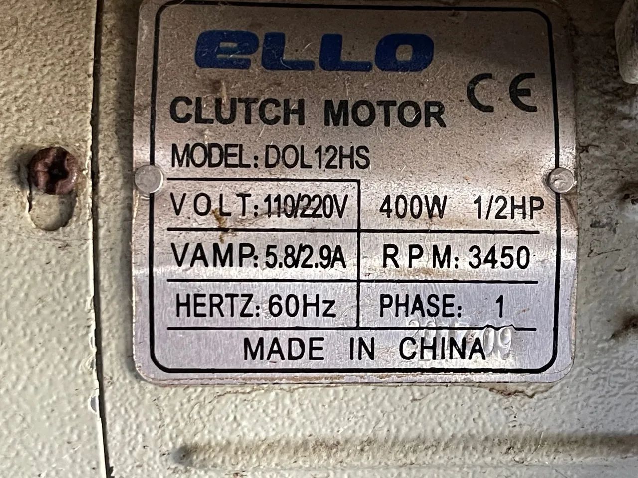 Motor de máquina de costura industrial ( alta rotação )  - Foto 2