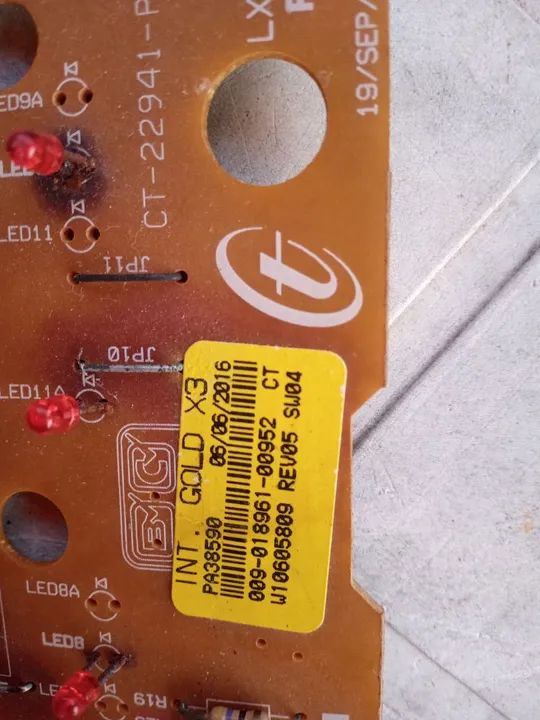 Placa Eletrônica para Máquina de Lavar/interface  - Foto 2