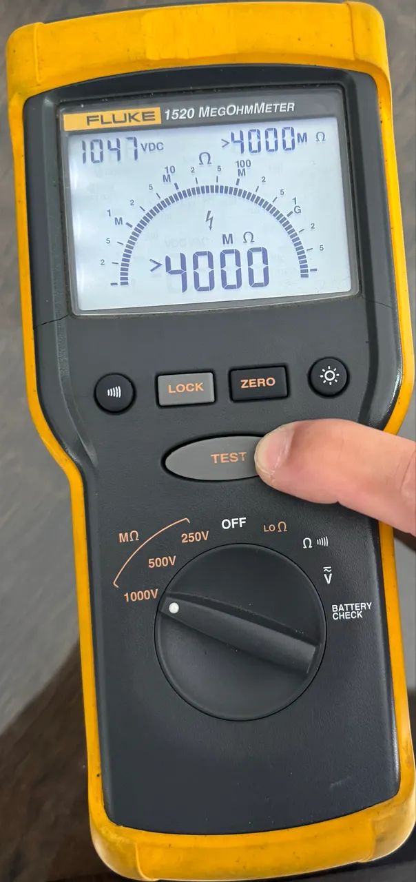 Fluke 1520 - Megometro - Foto 3
