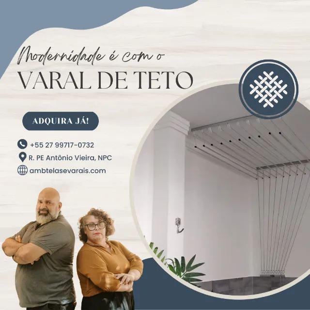 Varal de teto