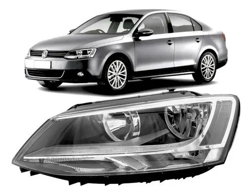 Farol Jetta 2011 2012 2013 2014 Esquerdo Sem Led 