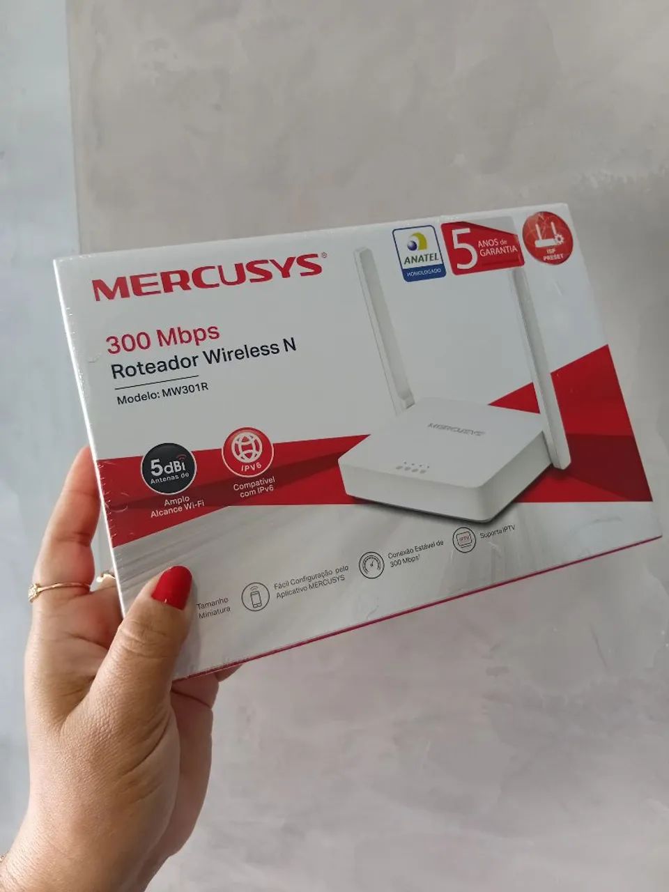 Roteador Wireless Mercusys 300Mbps - MW301R - Foto 2