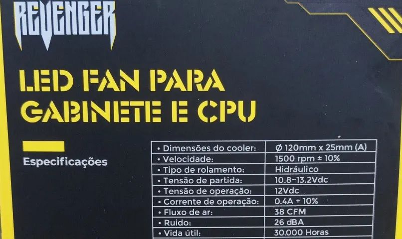 Cooler Gabinete Colorido 120mm - Foto 5