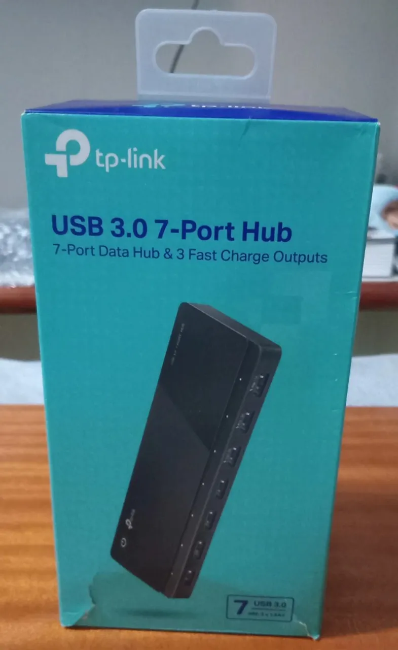 Hub USB 3.0 TP-Link UH700, 7 Portas Completo 