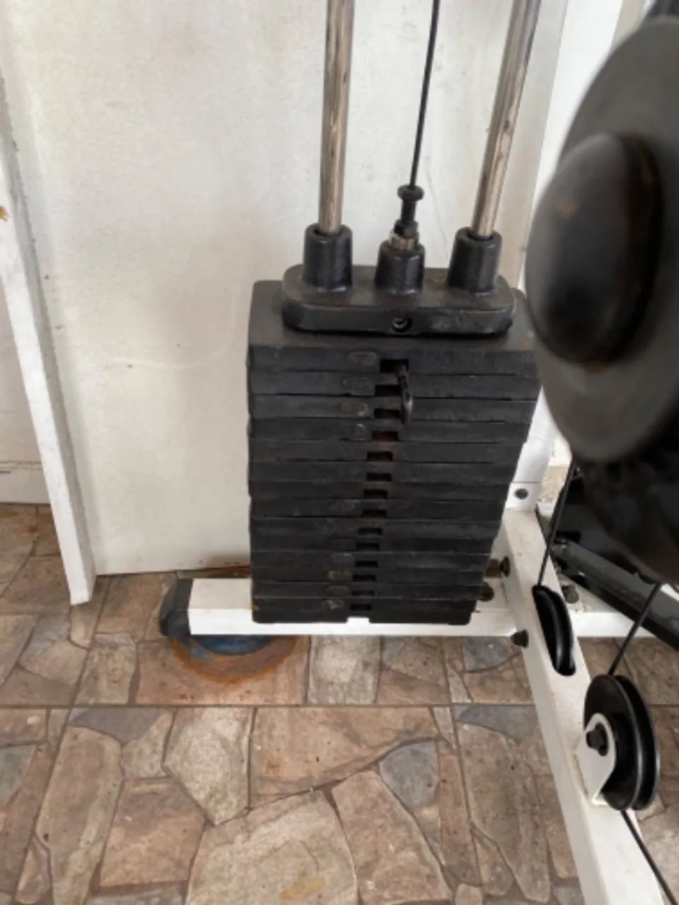 Aparelho de academia / cadeira extensora ,puxador - Foto 6