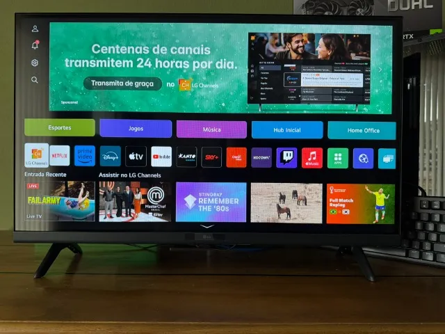Smart-Tv LG 32" HD com Wifi 5G (Nova)