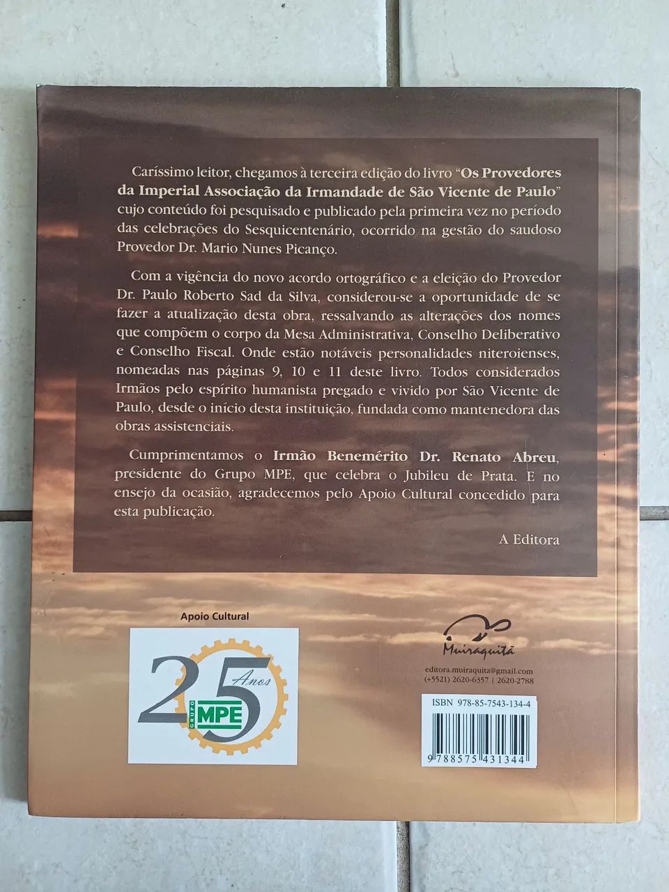 Livro Os Provedores da Irmandade de São Vicente de Paulo - Foto 3
