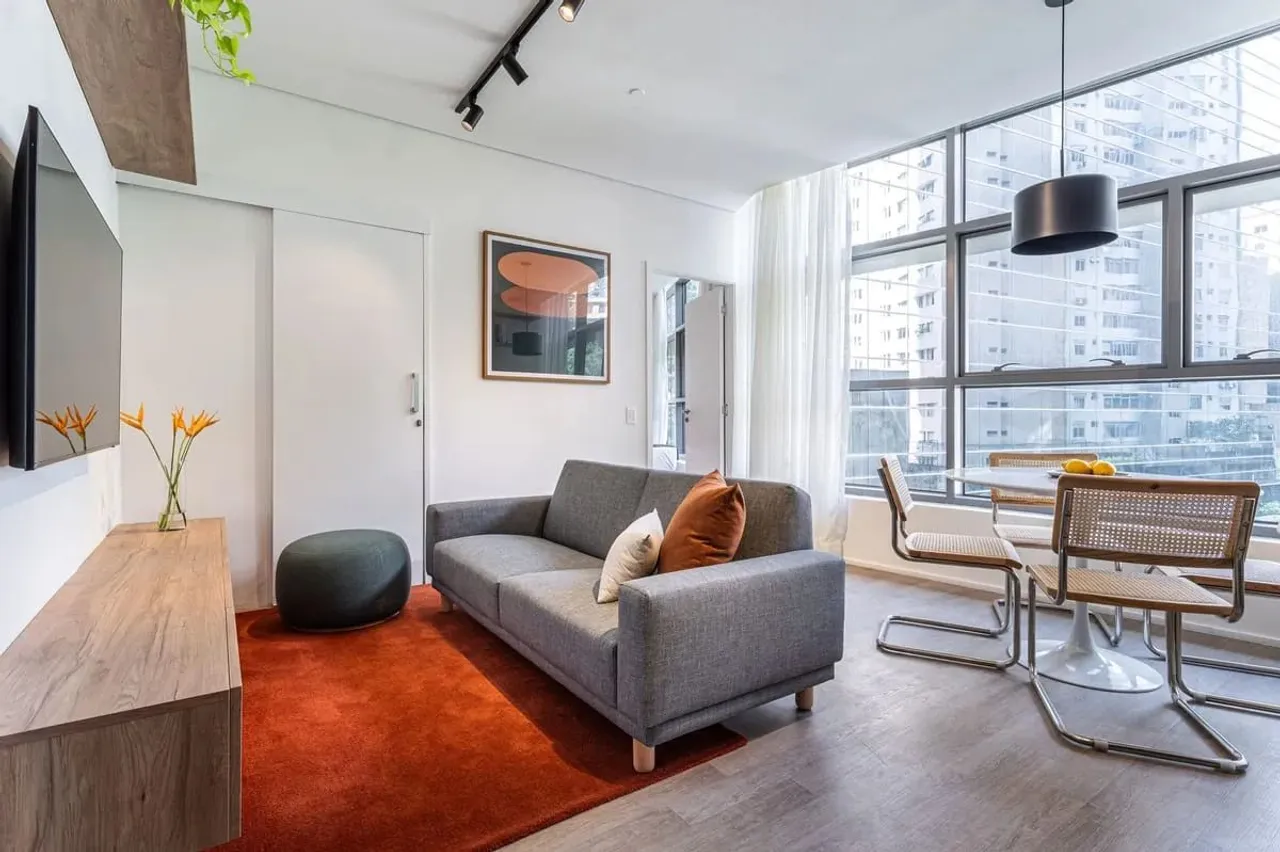 Apartamento com 1 Quarto para alugar, 43m² - Consolação