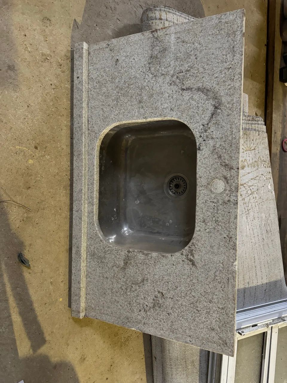 Pia mármore já com Cuba 87x50