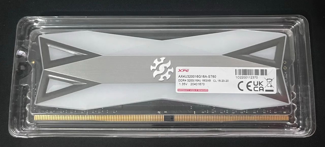XPG DDR4 RGB RAM 16GB, BRAND NEW AND NEVER USED