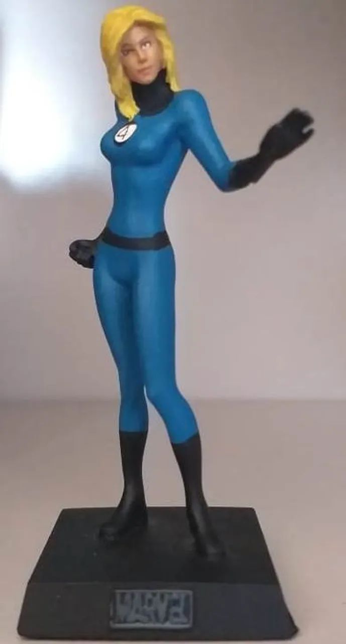 Mulher Invisível - Coleção de Miniaturas Marvel Eaglemoss n. 41 - Foto 2