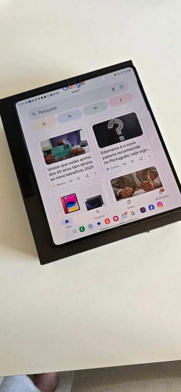 Samsung Galaxy Fold 4 - Excelente e sem detalhes 256Gb - preto, capa e caneta originais