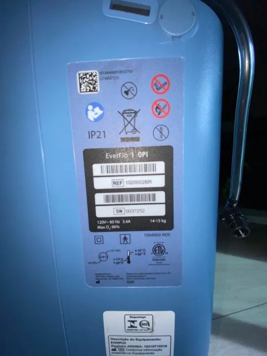 Concentrador Oxigenio Everflo 5L - Foto 2