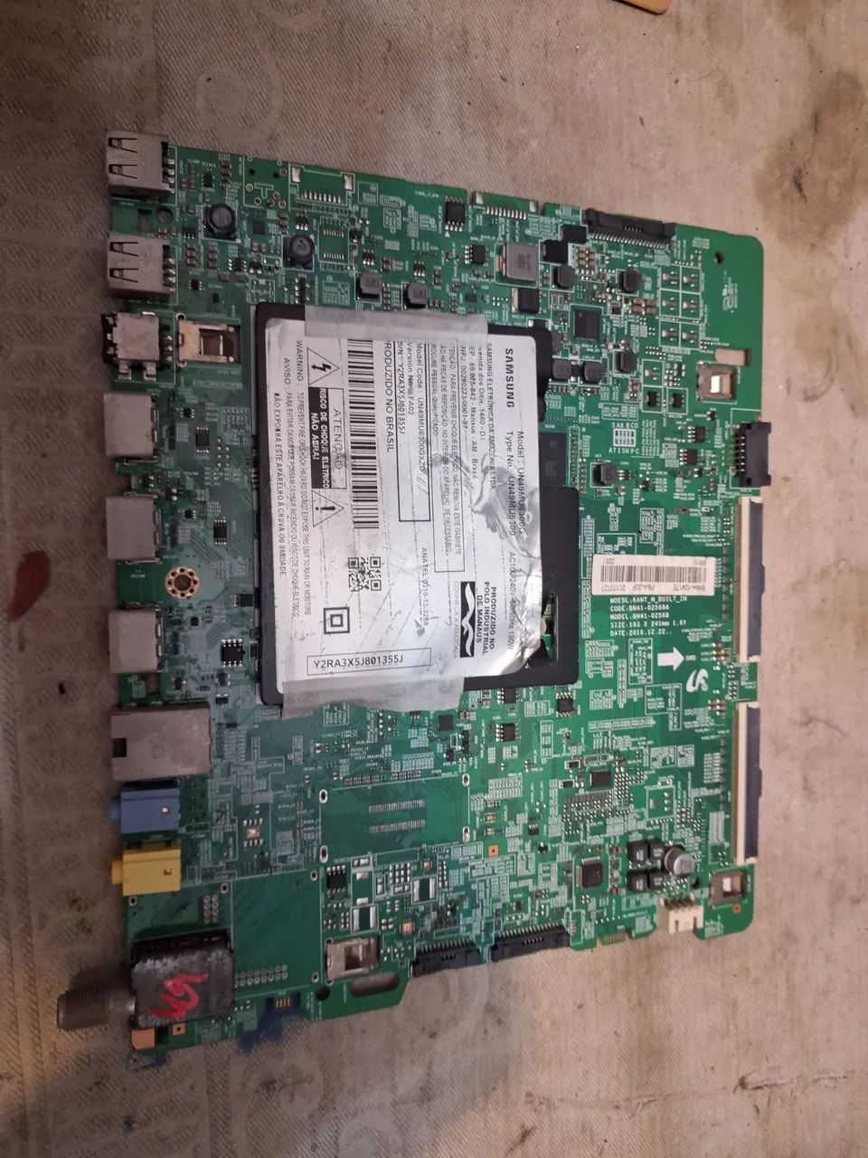 Un49mu6300g .placa principal  samsung 