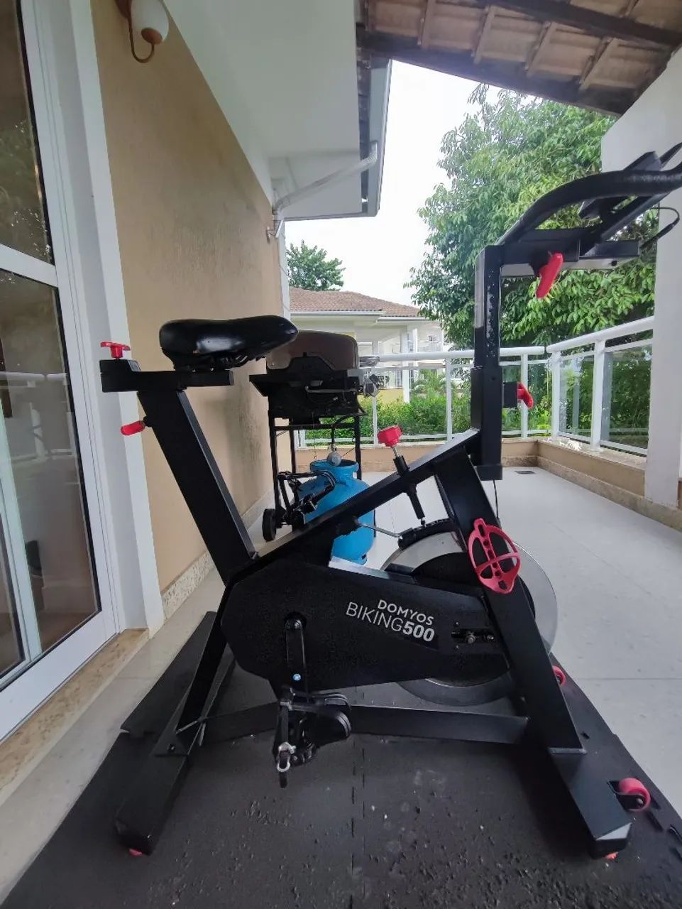 BICICLETA SPINNING DOMYOS BIKING 500 - SEMINOVA COM NF