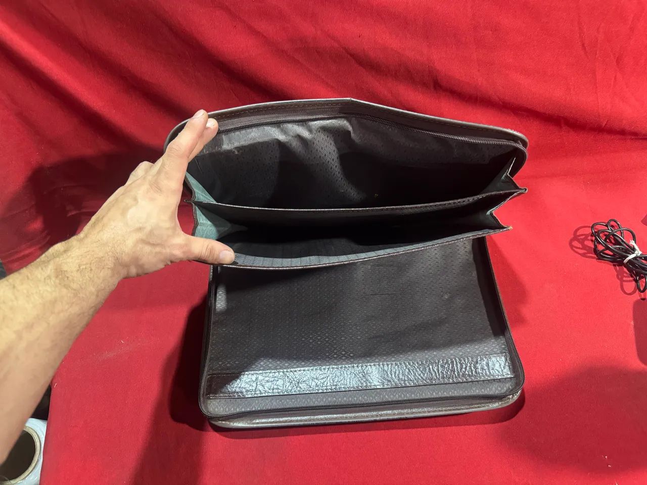 Pasta /bolsa de couro - Foto 4