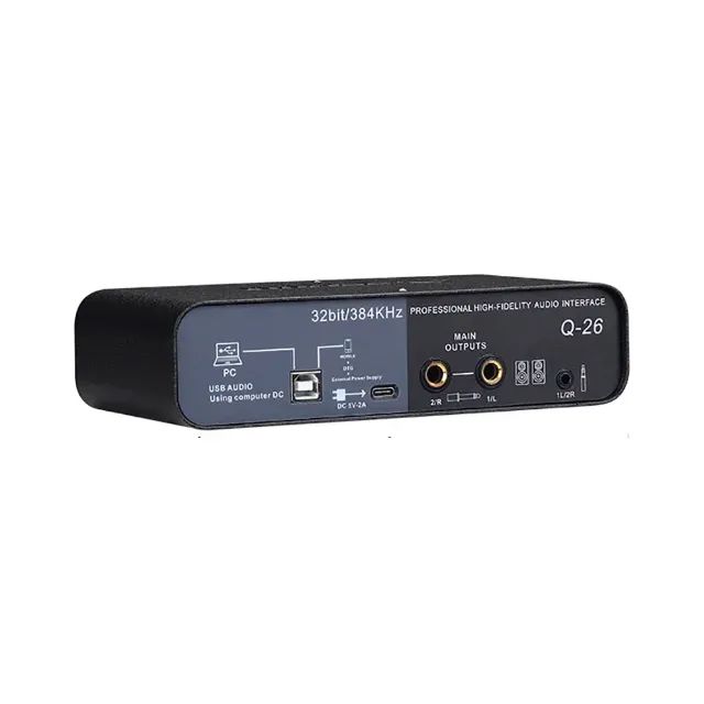 (Produto Novo) Interface De Áudio Profissional Teyun Q26 (Com Garantia) - Foto 3