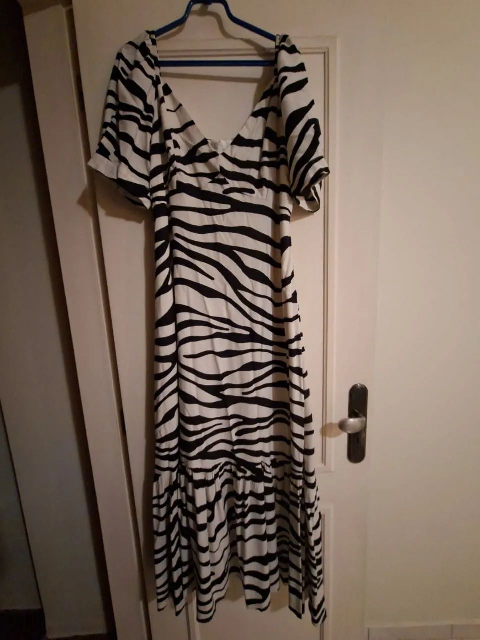 Vestido longo preto e branco - Foto 2