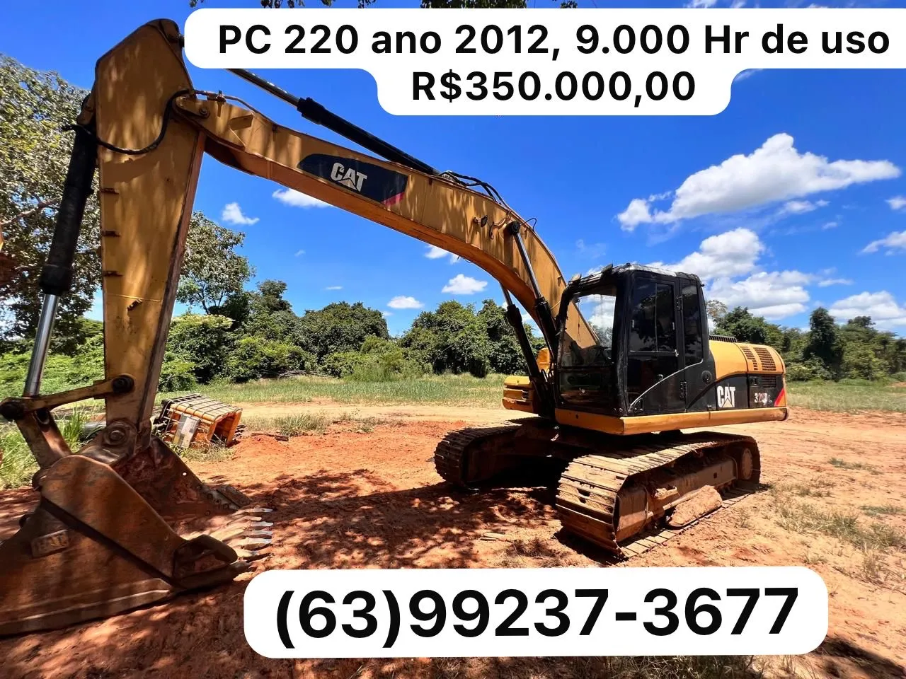Escavadeira Caterpillar 320D - CAT