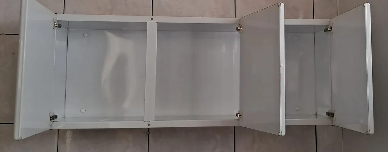 Armário Aéreo Branco com 3 Portas