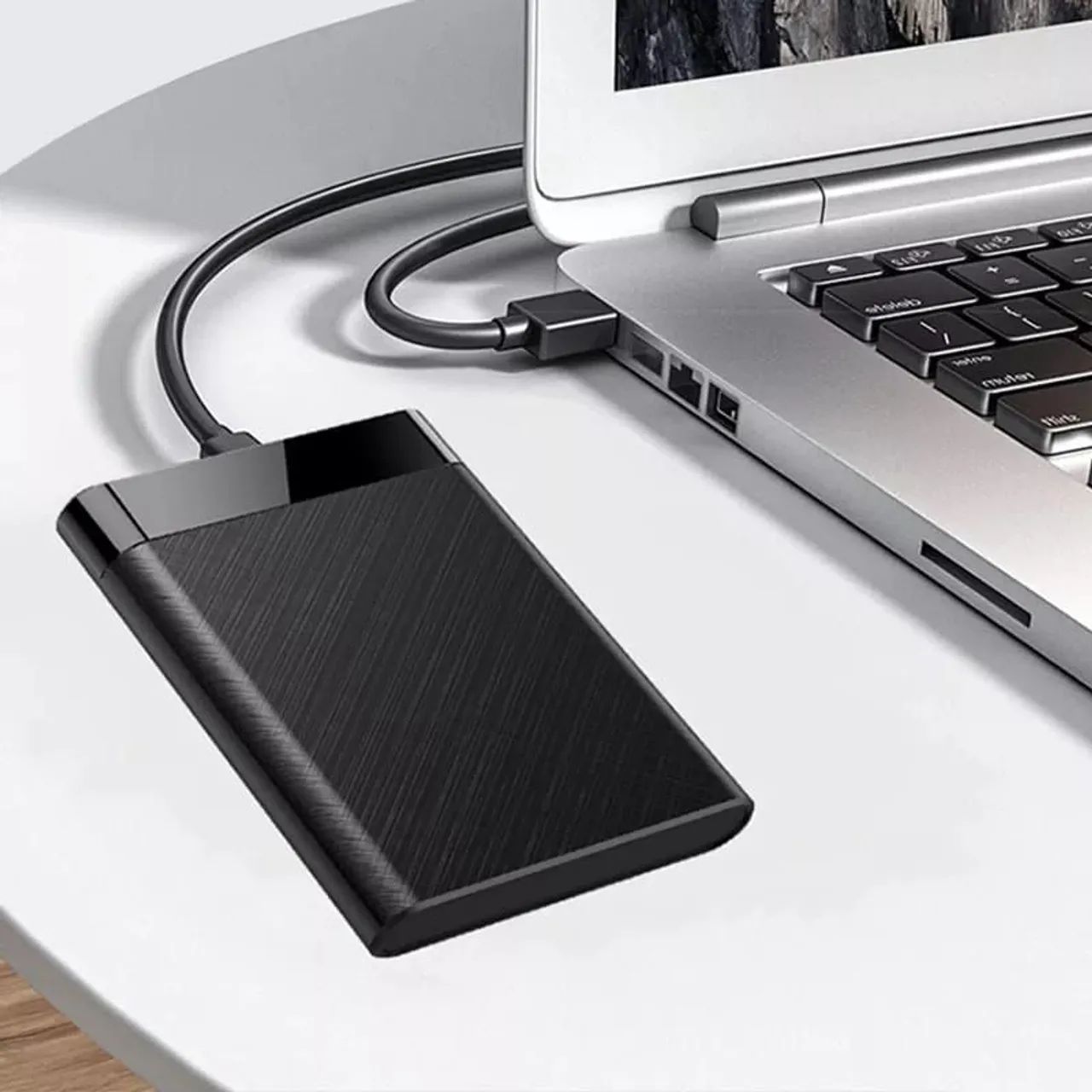 Case 3.0 USB 2.5 Disco Rígido Externo Cor preta - Foto 3