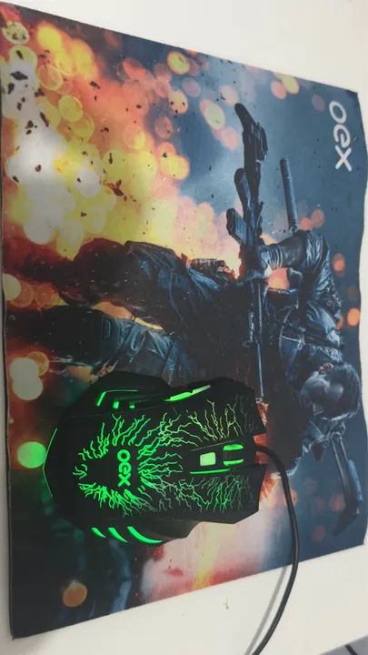 Mouse Gamer OEX com Iluminação RGB