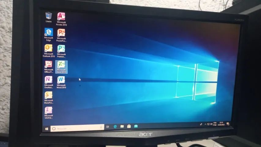Computador com core i5 4690t 8 gb de ram ddr3 hd 500gb Windows 10 e pacote office 2010