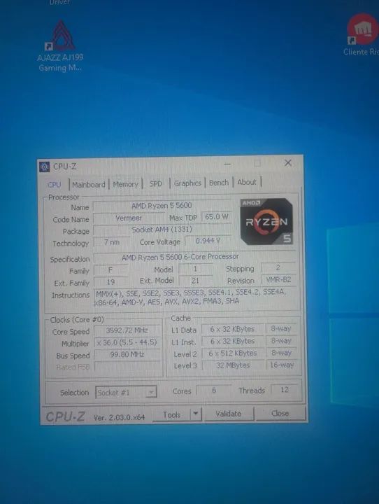 AMD Ryzen 5 5600 ( posso negociar preço )