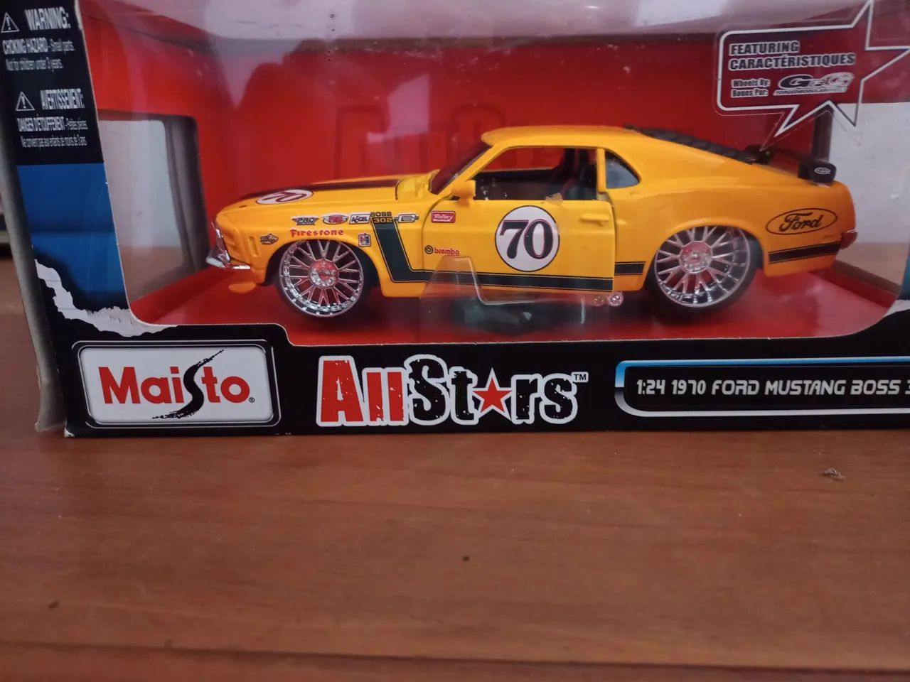 Miniatura Ford Mustang Boss 302 1970 - Maisto