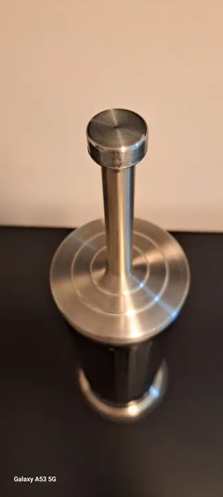 Porta escova de banheiro em aço inox - Foto 2