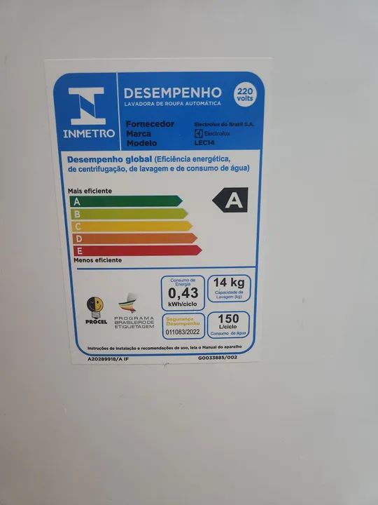 Maquina Electrolux premium Care 14kg - Foto 5