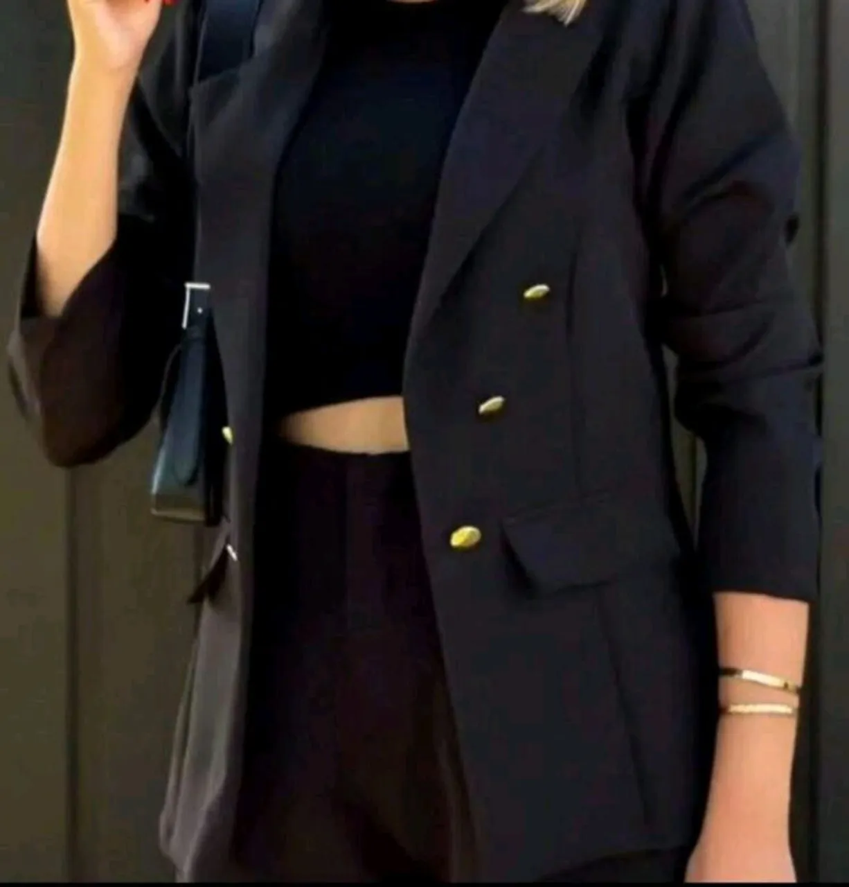 Blazer feminino preto