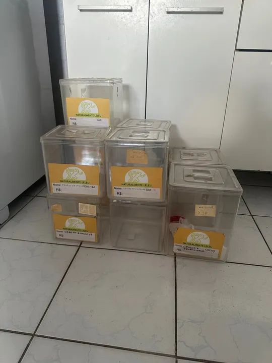 Vendo Potes de acriclicos todos R$ 250,00 - Foto 2