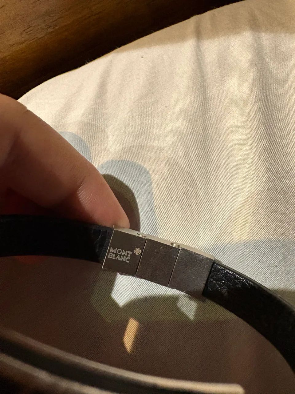 Pulseira Mont Blanc praticamente nova  - Foto 4