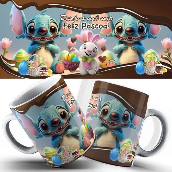 Canecas personalizadas Páscoa,tem fotos,desenhos,datas comemorativas,fotos,chá revelação.. - Foto 4